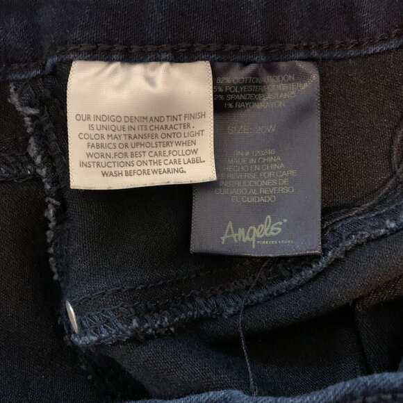 Angels Brand Women's Blue Denim Skinny Jeans, Size 20W - Picture 7 of 7